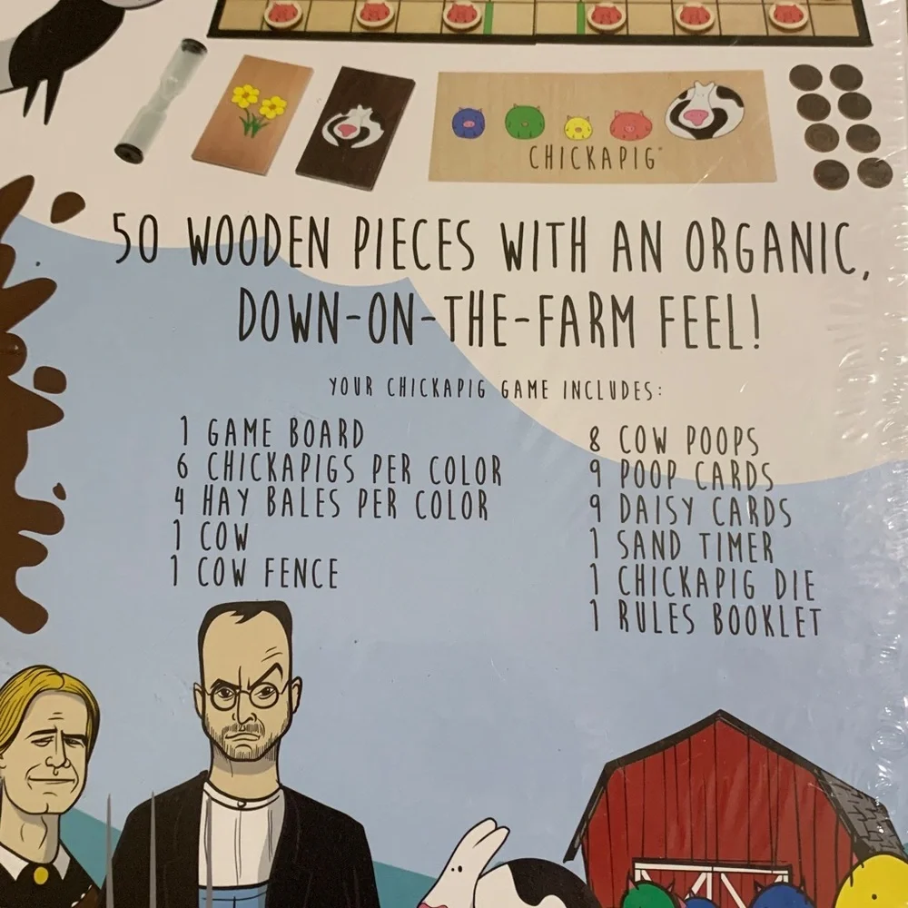 Chickapig Board Game - Colorful Farm Animals. 🆕 Sealed